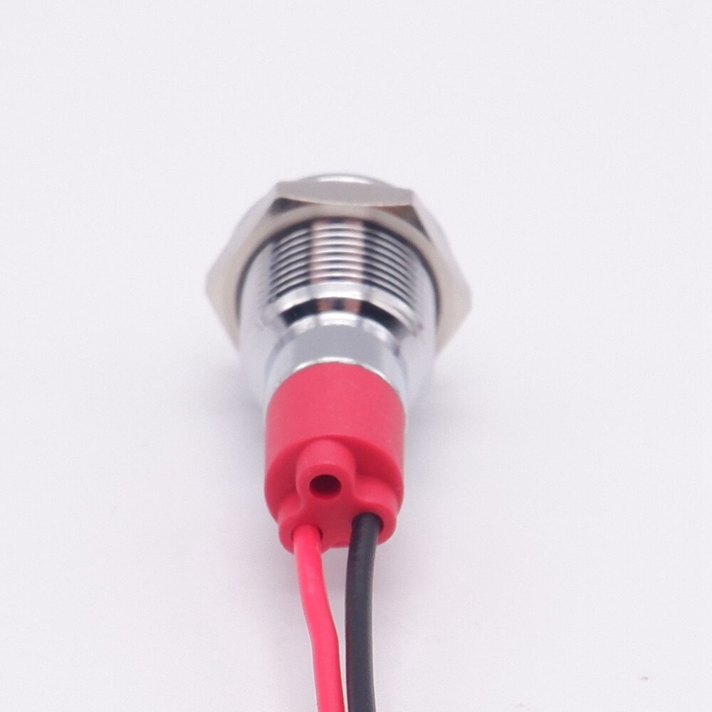 1PC 10mm Indicator Light LED Metal Signal Lamp 3V 5V 6V 12V 24V 220V Red Yellow Blue Green White Highlight Dustproof