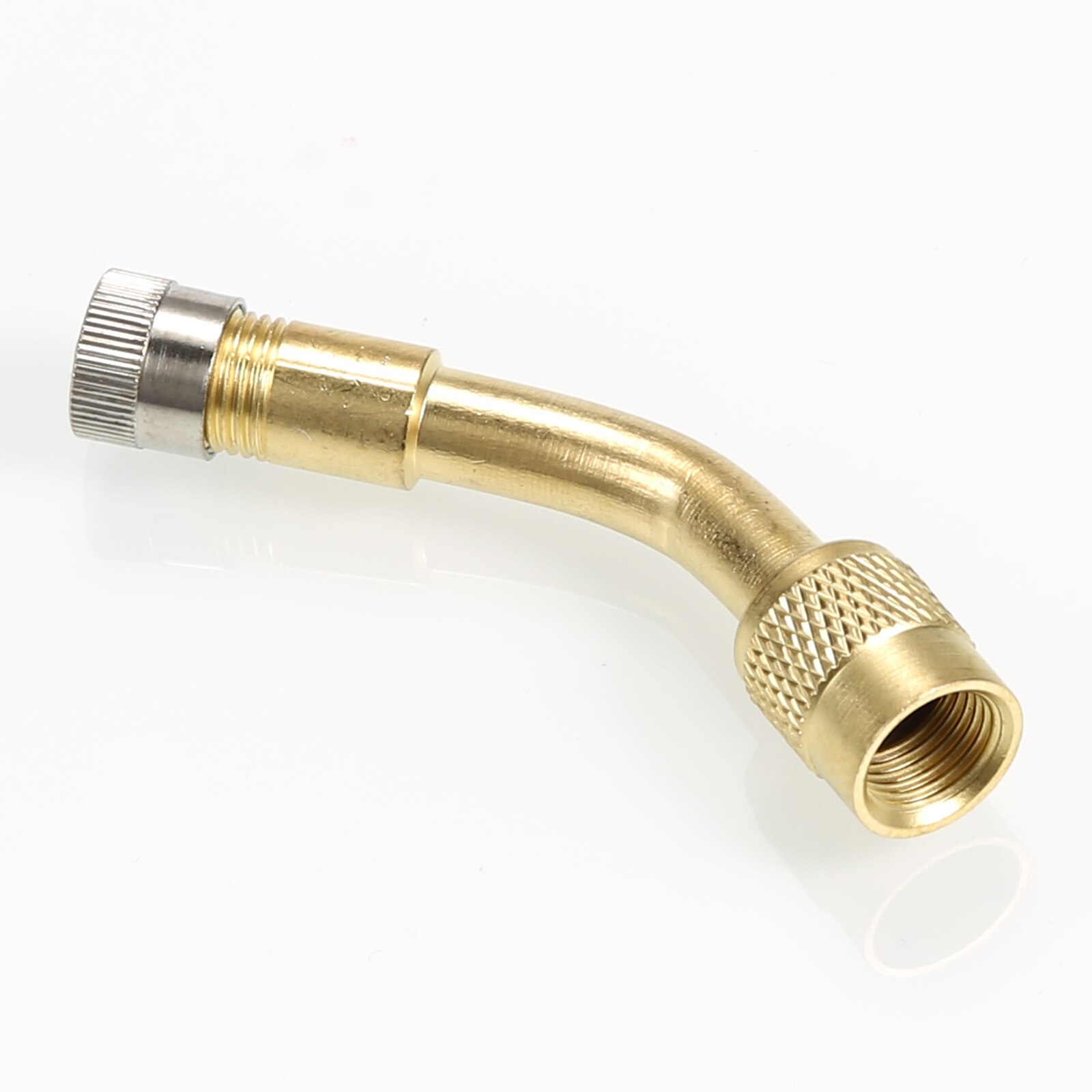 Air Tyre Valve Tire Valve Stem Extenders Extension Adapter 45/90/135 Degree Angle Brass for Car Truck Motorcycle Wheels Tires
