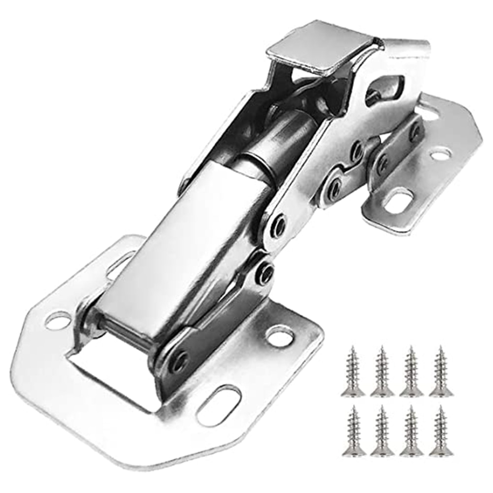Cabinet Hinge Bridge Concealed Hinge Soft Close 3inch 90 Degrees Easy Installation Hinges No Drilling Door Hinges FP8