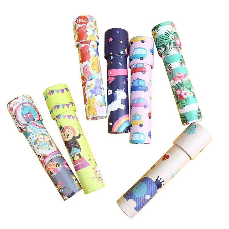 Cartoon Roterende Caleidoscoop Kleurrijke Wereld Magic Kaleidoscope Baby Vroege Educatief Eenhoorn Speelgoed Voor Kinderen