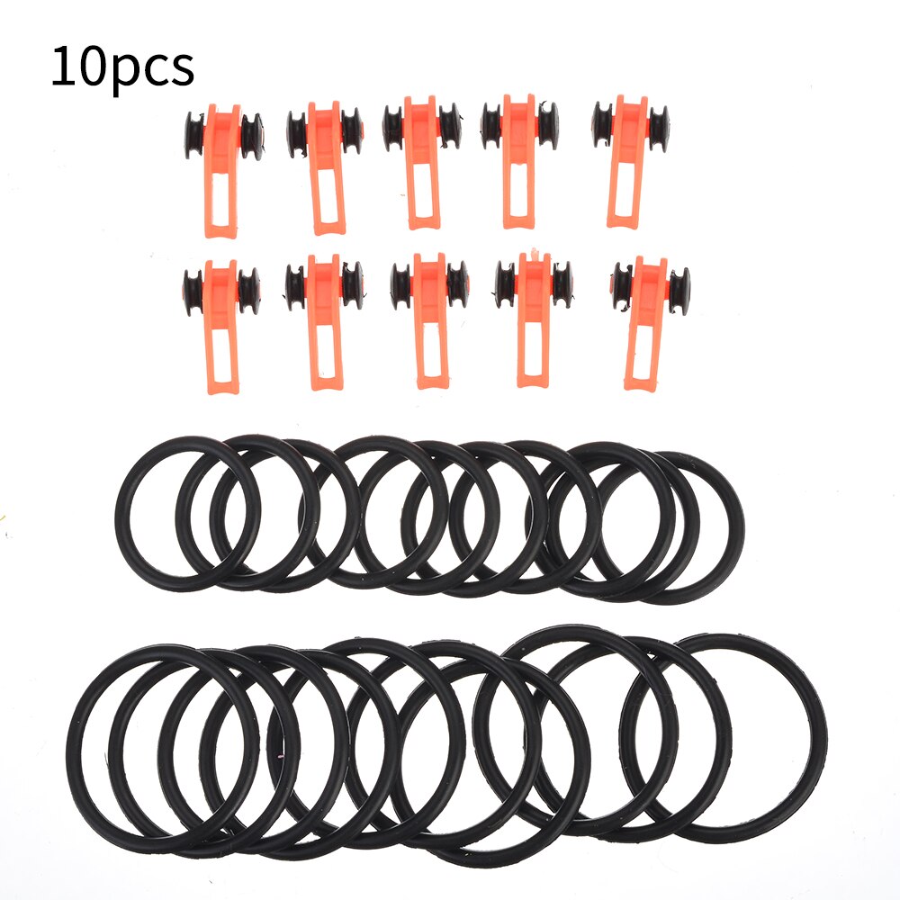 10Pcs/Bag Plastic Fishing Hook Keeper for Fishing Rod Pole Fishing Lures Bait Safety Holder Fishing Tackle