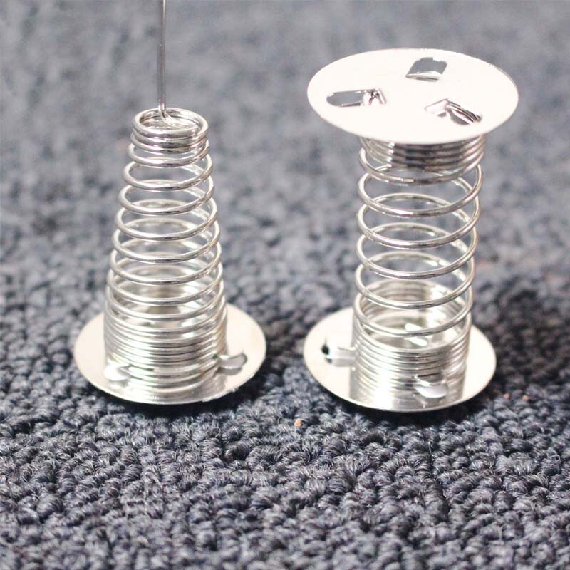 Stainless steel spring base bottom with adhesive light clay model accessories tip head and flat head two styles