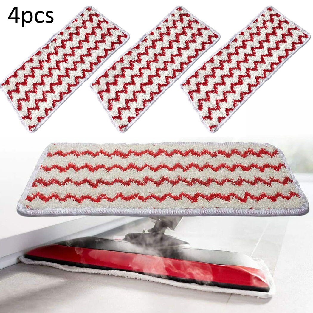 4Pcs Mikrofaser Pad Ersatz Für Vileda Dampf XXL Power Pad Dampf Reiniger Umweltfreundliche Haushalts