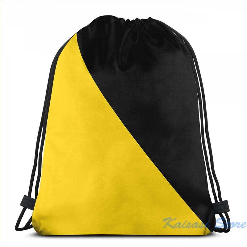 Zabawny wydruk graficzny AnCap flaga plecak z ładowarką USB mężczyźni torby szkolne kobiety torba podróżna torba na laptopa: Drawstring torba