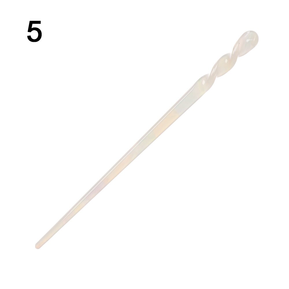 Retro Eenvoud Haar Sticks Elegante Acetaat Eetstokje Vrouwen Meisjes Haarspelden Haar Clip Haaraccessoires Haar Styling Tool: 5