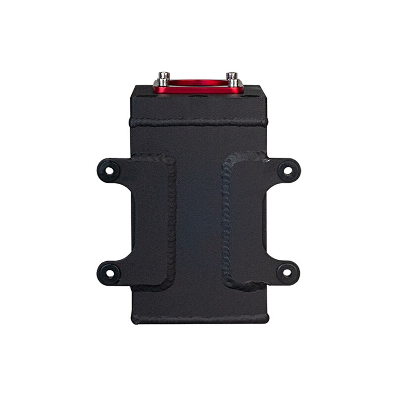 Single Fuel Pump Surge Tank Oil Catch Can Compatible Fuel Tank 8MM AN8 Black Fuel Pump