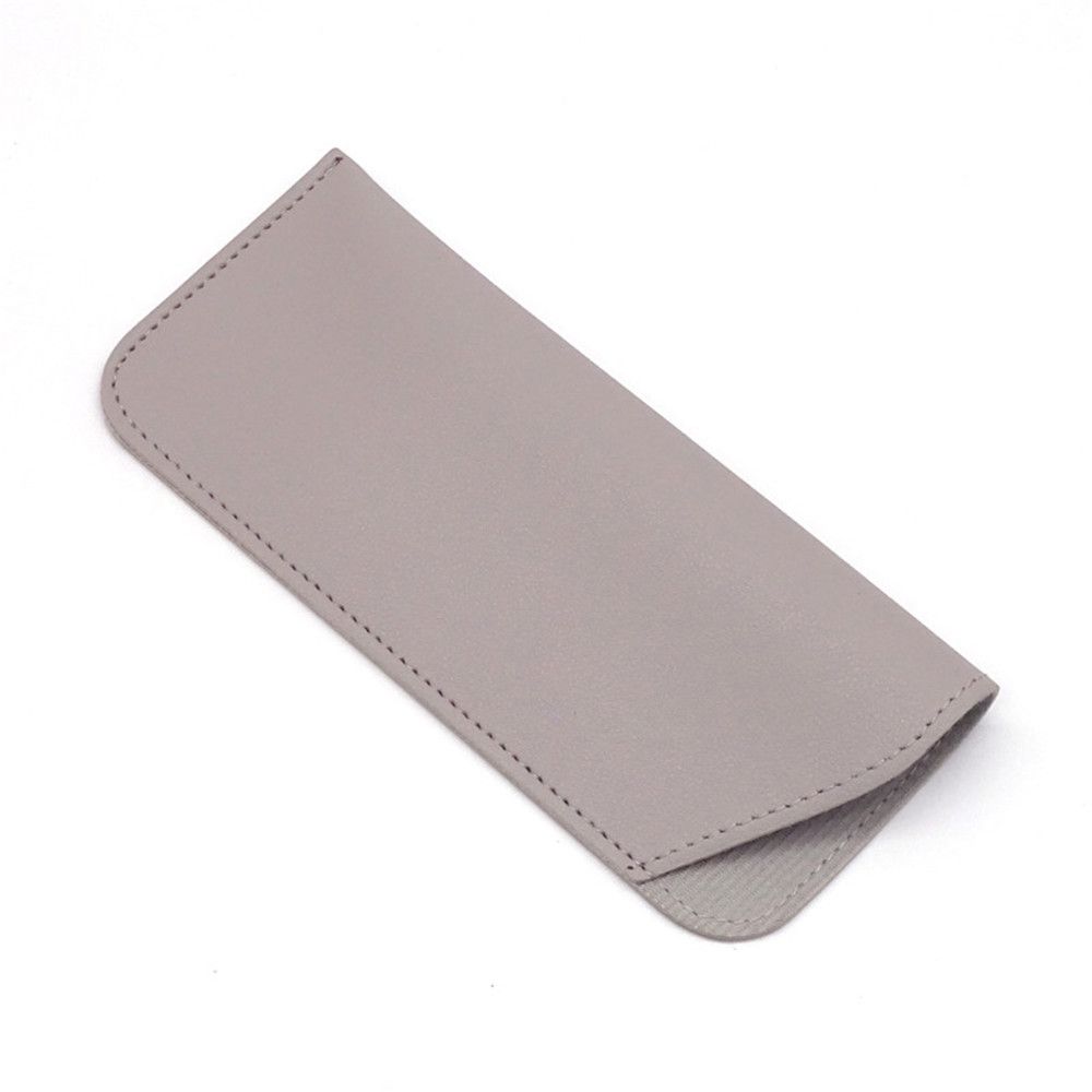 Étui de protection pour lunettes de soleil unisexe, étui pour lunettes de lecture, pochette de protection: light grey