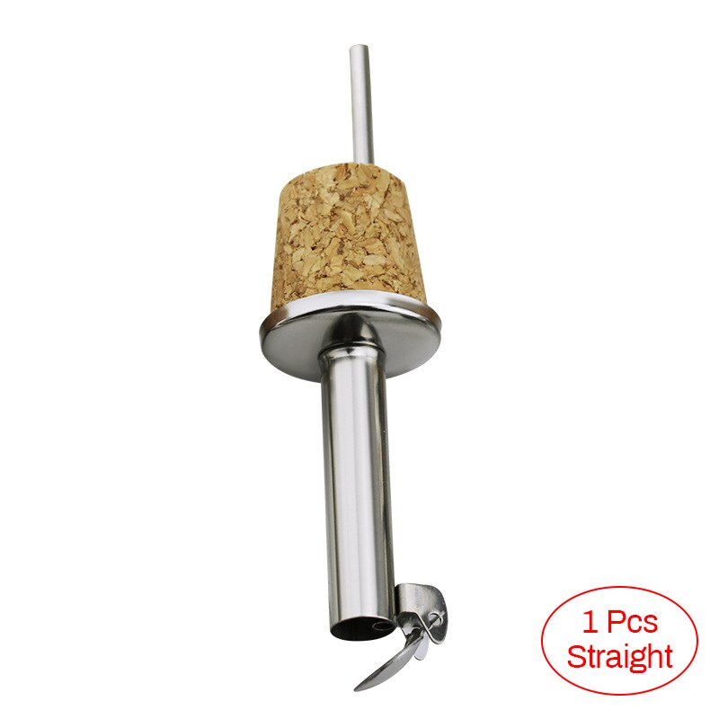 Stainless Steel Wine Pourer Dispenser Bottle Caps Liquor Spirit Free Flow Spout Stopper Kitchen Bar Tool Family Bar Preservation: G326219A