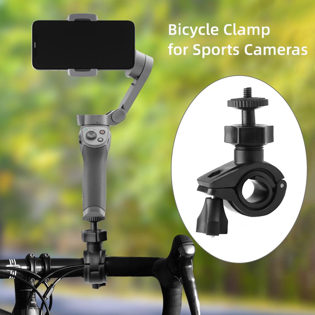 Fahrradlenkerhalterung mit klemme für insta 360 und one x kameras – kompakt, tragbar und praktisch.
