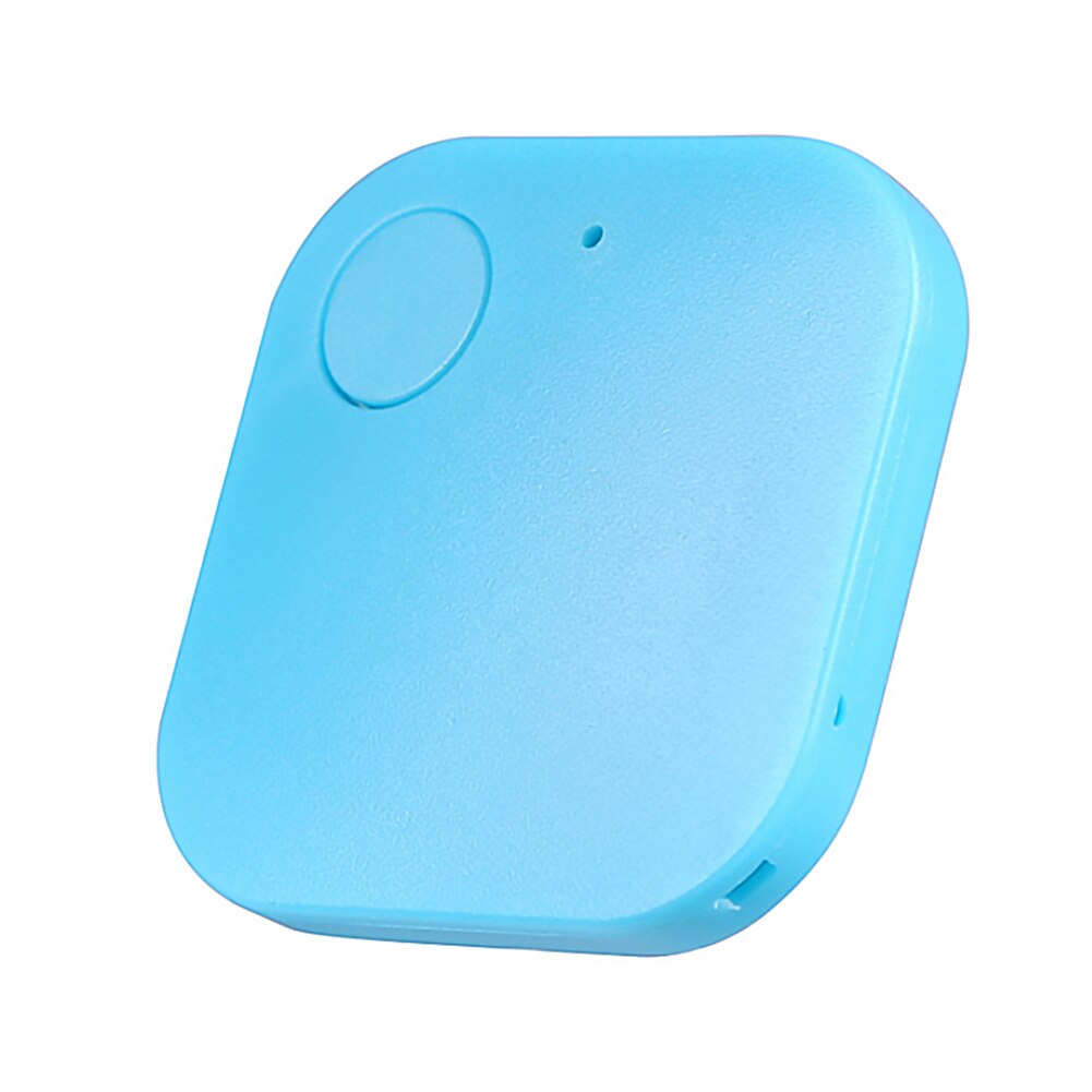 Universal Mini Square Car Tracker Bluetooth-Compatible Anti-Lost Locator Vehicle Truck GPS Global Positioning System Alarm Track: Blue