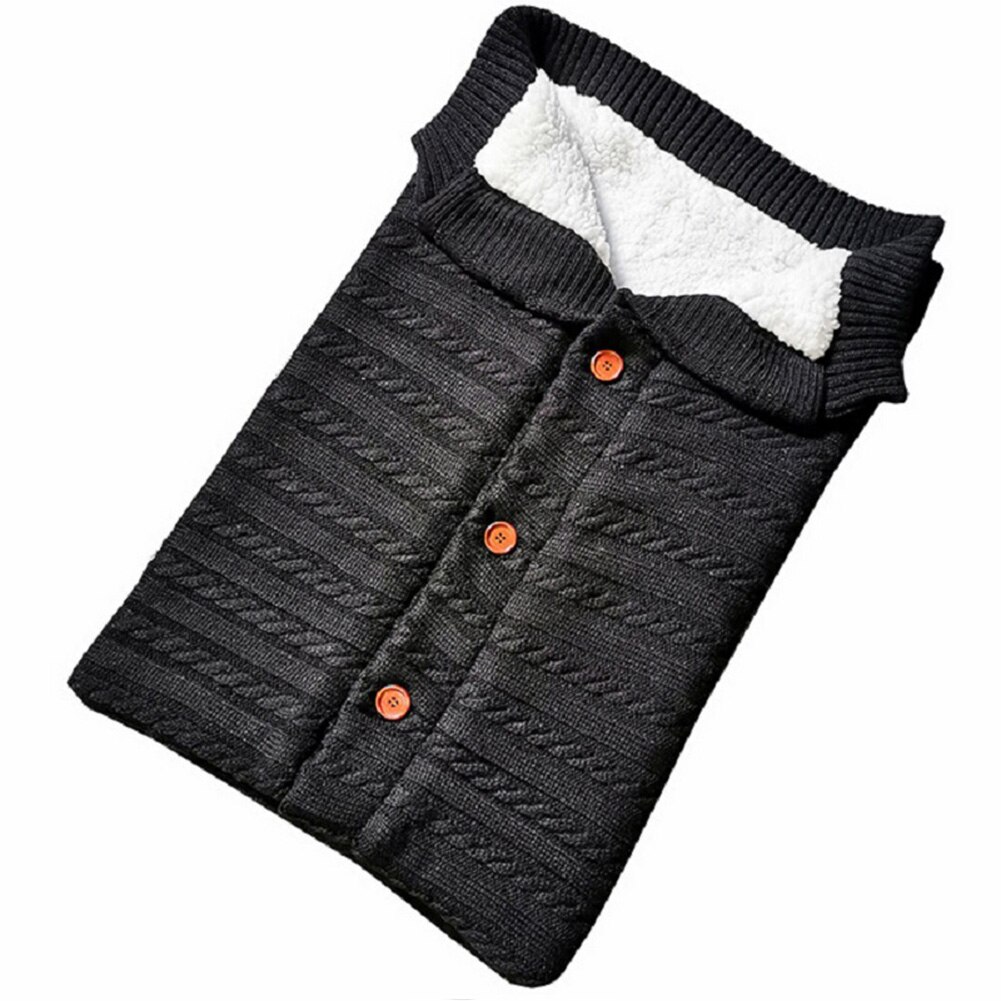 Pasgeboren Baby Deken Winter Warme Slaapzakken Zachte Inbakeren Wandelwagen Wrap Deken Voor Baby Baby Kid Kinderen Couverture Bébé: 6