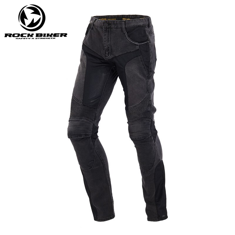 Motorcycle cross racing jeans summer breathable black mesh jeans for men Motorcycle protection pants motorcycle racing pants PK