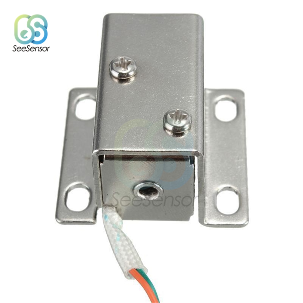 DC 12V 350mA Mini Electromagnetic Lock Storage Cabinets Electronic Lock Electric Bolt Lock Drawer File Cabinet Lock