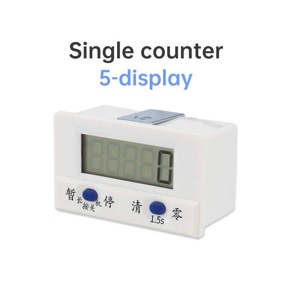 Electronic Digital Display Counter Proximity Magnetic Sensor Switch Punch Automatic Induction Without Battery: Single counter 5
