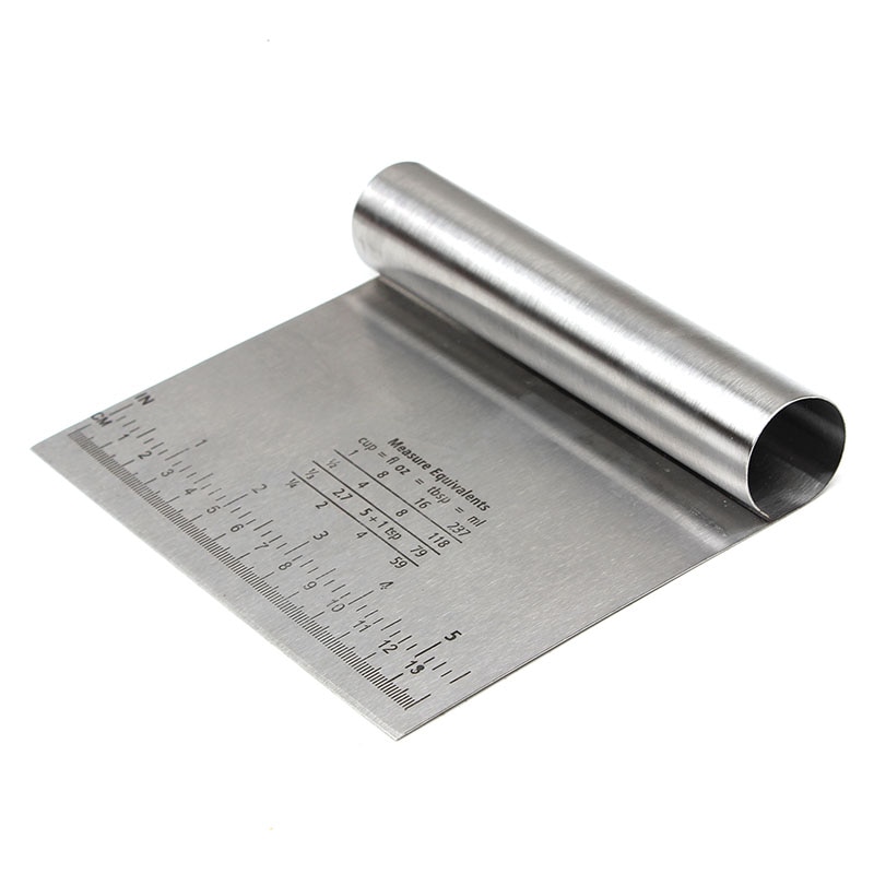 Grattoir à pâte à Pizza en acier inoxydable, coupe-pâte, pâtisserie, spatules, outils de décoration de gâteau Fondant, accessoires de cuisine: Default Title