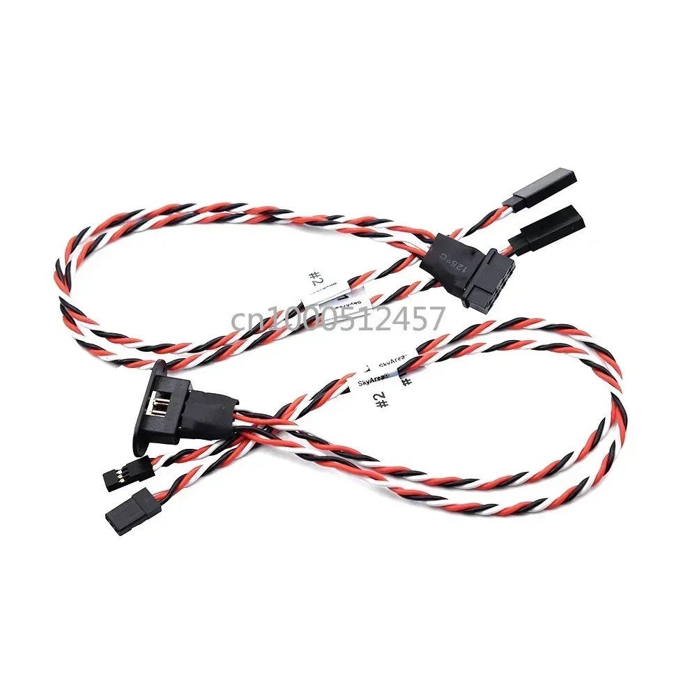 Connecteur MPX plaqué or à 8 broches, prise d'extension Servo multi-fils mâle femelle 2/3 fils pour modèle RC, avions planeurs Fixwing