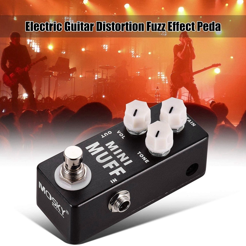 Mosky Mini Muff Fuzz Distortion Gitaar Effect Pedaal