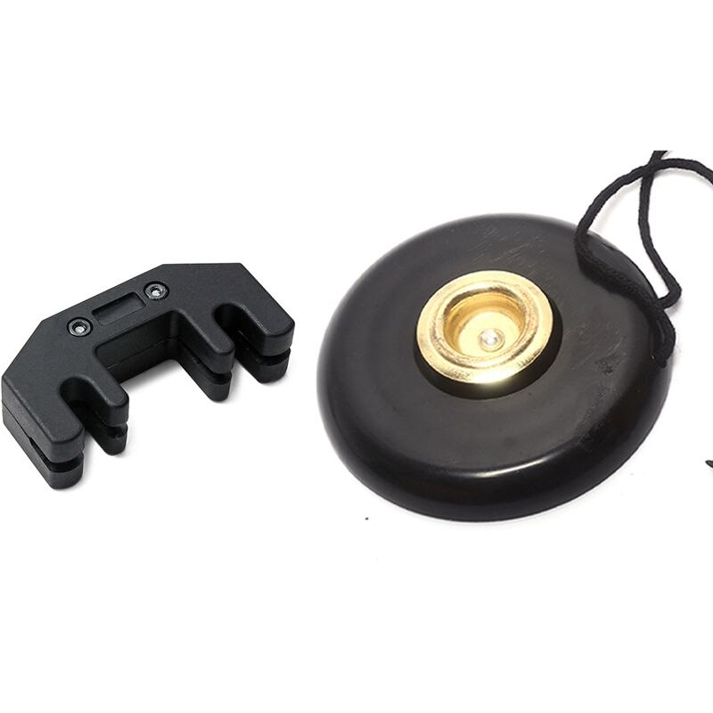 Rubber Coated Heavy Metal Practice Mute for Cello & Viola Black & Cello End Non-Slip Mat Stopper Holder