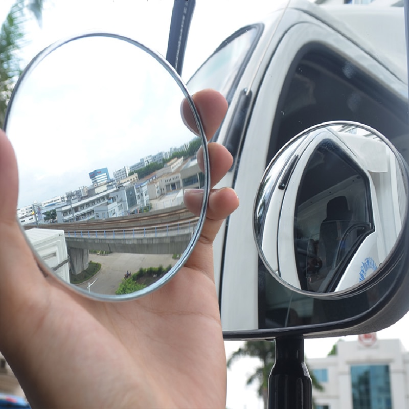, gran camión, autobús, ingeniería microbiótica, espejo de ángulo amplio, espejo retrovisor gran angular para coche