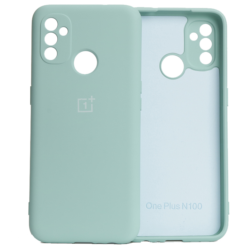 無料のシリコン保護ケース,iPhone plus用液体シリコンカバー,nord n10 plus,n100,クイックプルーフ: Oneplus Nord N100 / Light blue