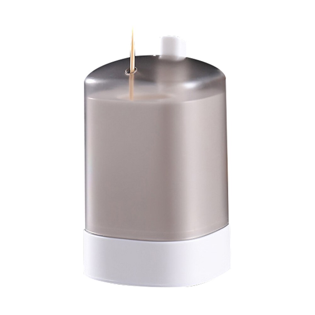 Automatisk trykk pop opp tannpirker oppbevaringsholder dispenser flaske container sak tannpirker oppbevaring holder dispenser flaske contai: Hvit