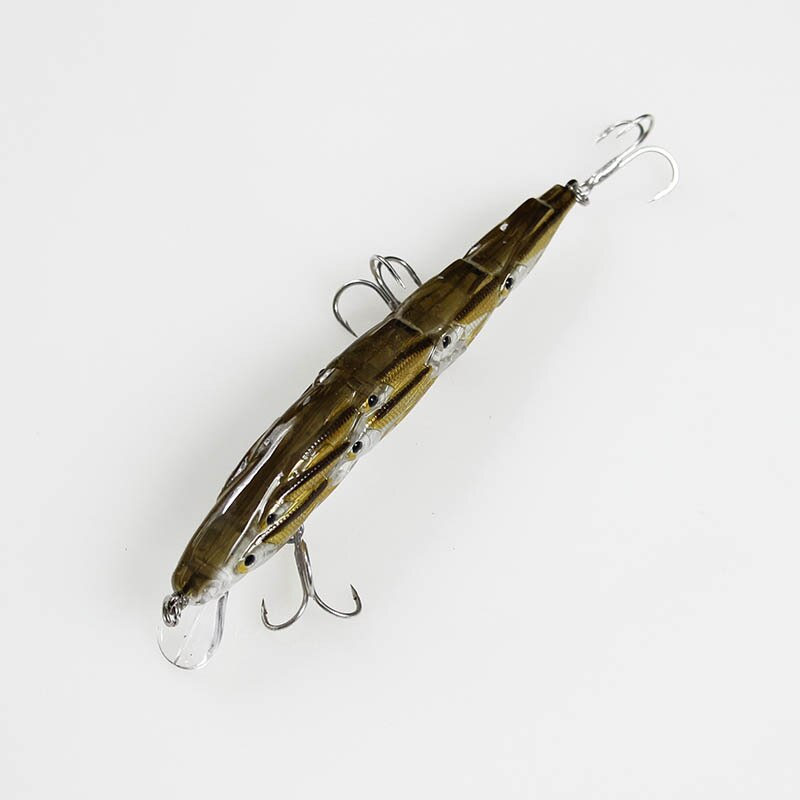 ILURE 1pcs Glass Minnow Fishing Lure Bait 15g 120mm wobbler jerkbait Suspending Pesca Lifelike isca artificial