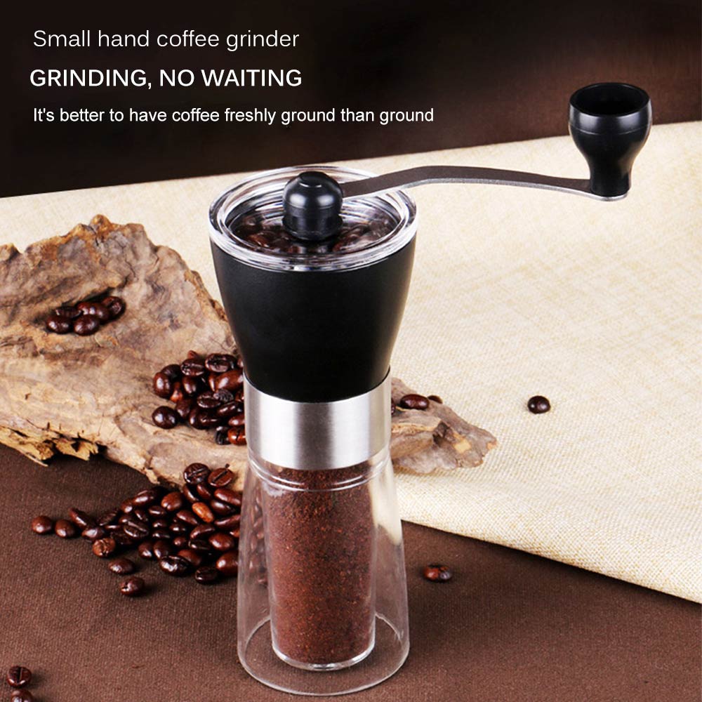 Stainless Steel Manual Coffee Grinder Stainless Steel Burr Grinder Conical Coffe Bean Manual Coffee Milling Machine