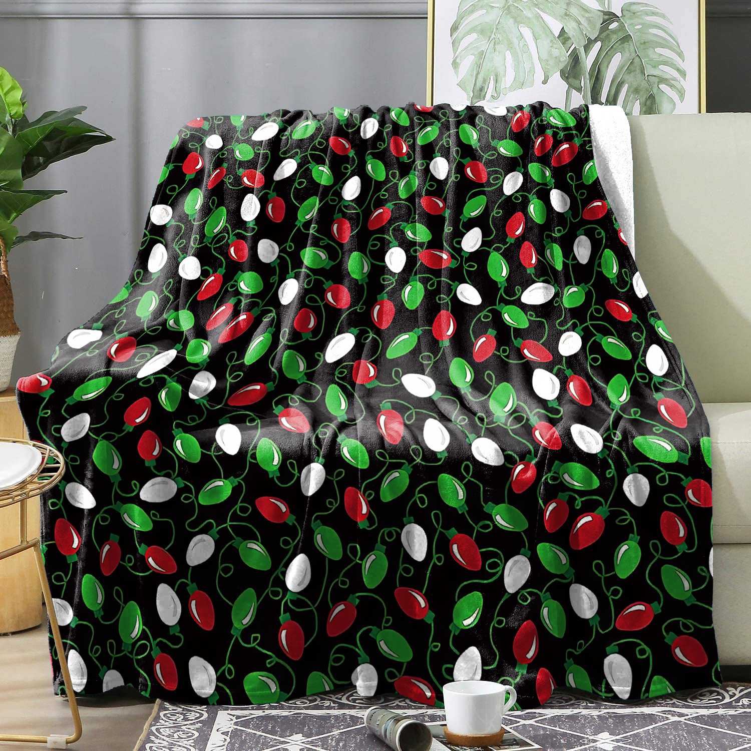 Red Christmas Snowman Winter Blanket Bedspreads Christmas Theme Pattern Flannel Blankets Bedding Cover Knee Blankets Decor Sofa