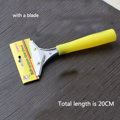 stainless steel Handheld Paint Tiles Flooring Scraper Remover with Blade Cleaning Tools: 20cm