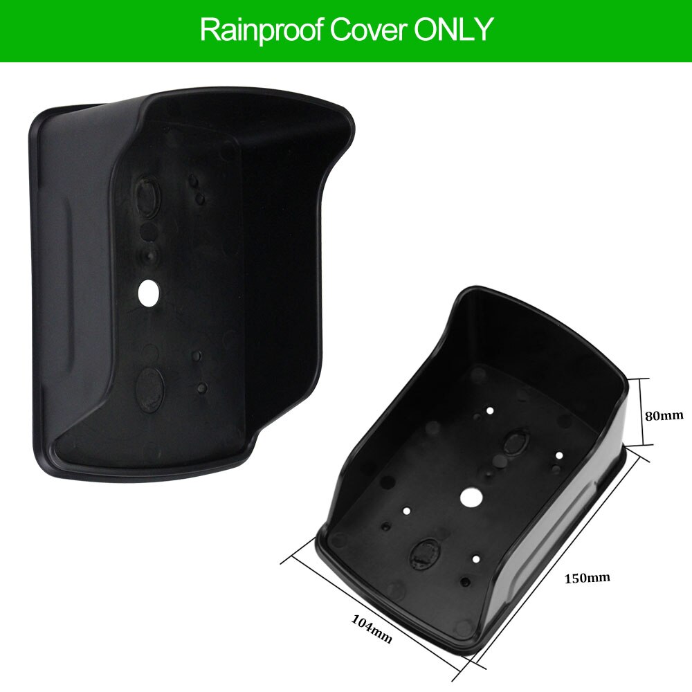 Rfid Keypad Toetsenbord Toegangscontrole Systeem Waterdicht Cover Outdoor 10Pcs EM4100/TK4100 Keyfobs Deur Opener Voor Thuis Lock systeem: Rainproof Cover ONLY