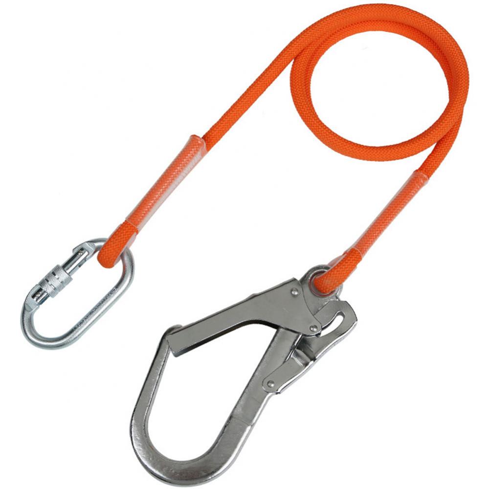 Outdoor Safe Construction Working Harness Belt Safety Lanyard Fall Protection Rope