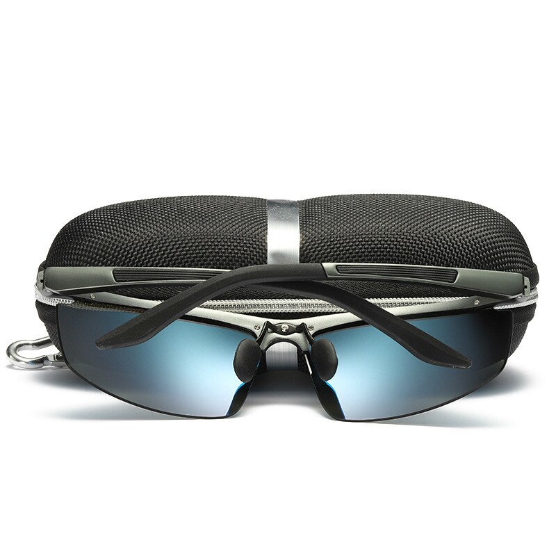 SHARK ZEIL Meekleurende Zonnebril Mannen Gepolariseerde Kameleon Glazen Mannelijke Kleur Veranderen Zonnebril HD Dag Nachtzicht Eyewear