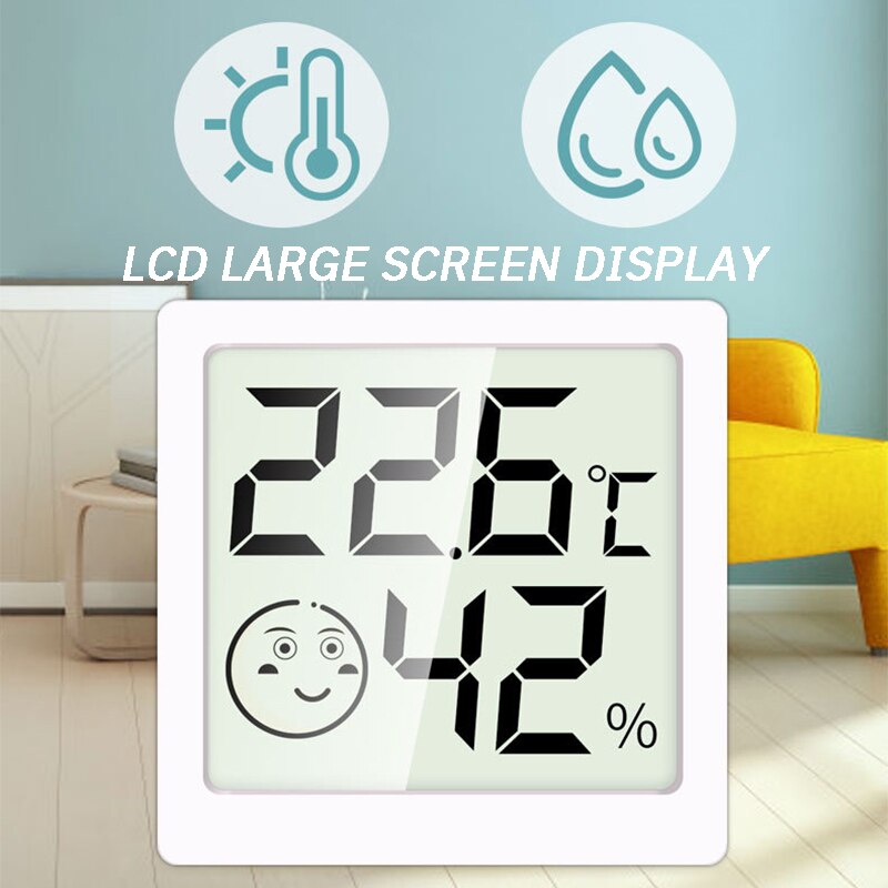 Lx8101 Hygrothermograaf Hoge Precisie Indoor Elektronische Thermometer Digitaal Display Meet Temperatuurvochtigheid 1Pc