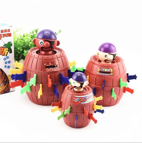 Strange Toys Pirates Decompression Tricky Barrel Plug Sword Game Crisis Bucket