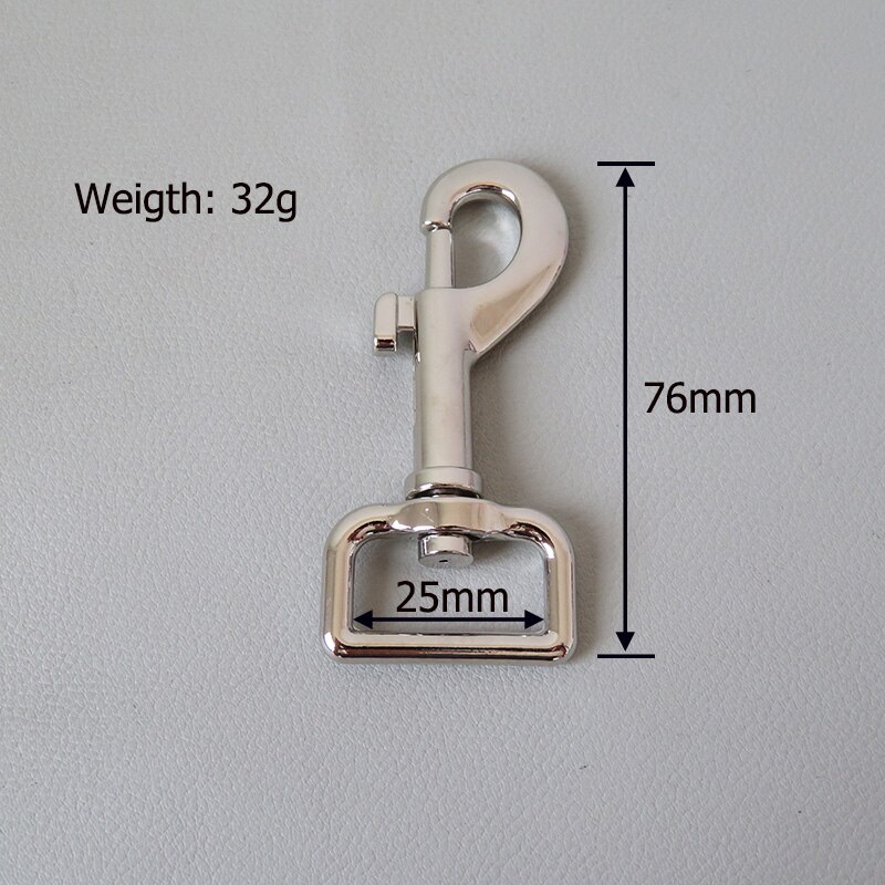 1Pcs/Lot 25mm Metal Buckle Swivel Lobster Clasp Carabiner Clip Snap Hooks For Straps Dog Pet Leash Hardware Sewing DIY Accessory: Gold