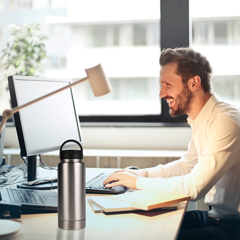 Stainless Steel Hidden Tumbler Water Bottle Stash Box Diversion Safe With Huge Storage