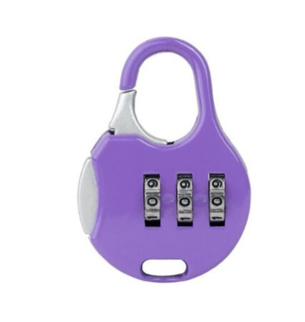 3 Mini wählen Ziffern Code Nummer Passwort Kombination Vorhängeschloss Sicherheit Reisen Sicherheit sperren Pro Gepäck sperren Vorhängeschloss Fitnessstudio: 06