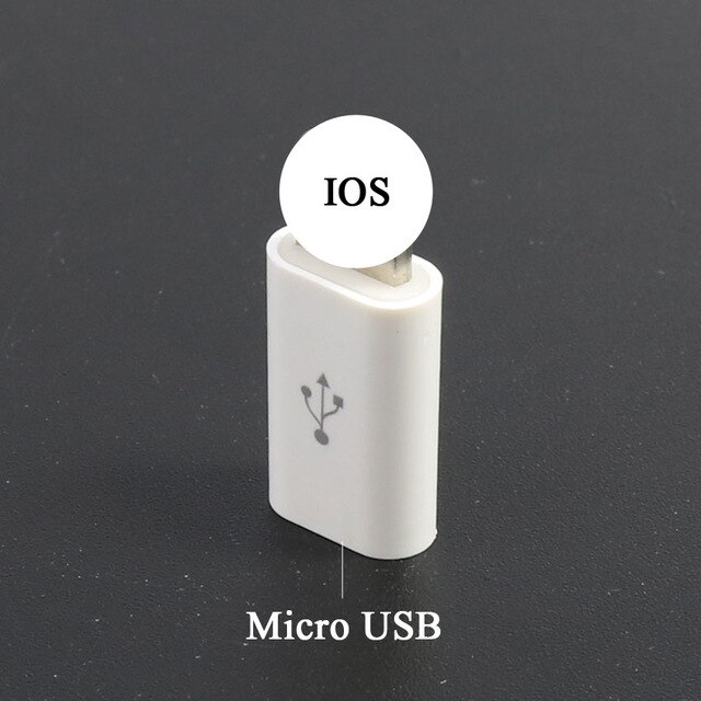 Sølv data ladekabel konverter adapter til ios/android micro usb type-c til usb 3.0 usb-c adapter: Grå