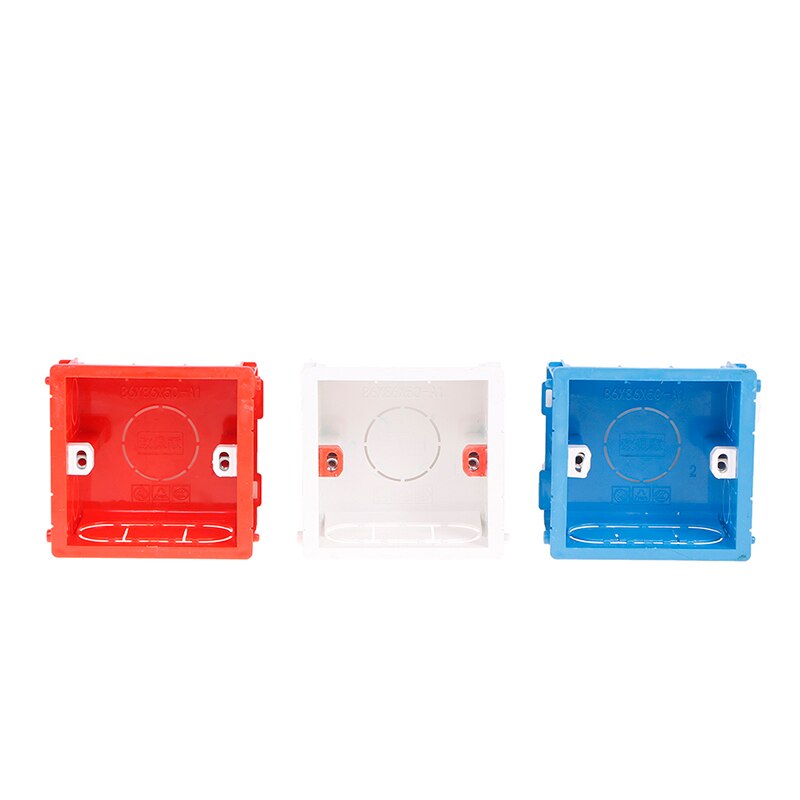 1Pc Type 86 Atlectric Hidden Mounting Box Cassette Switch Socket Junction Box Atlectric Mounting Box
