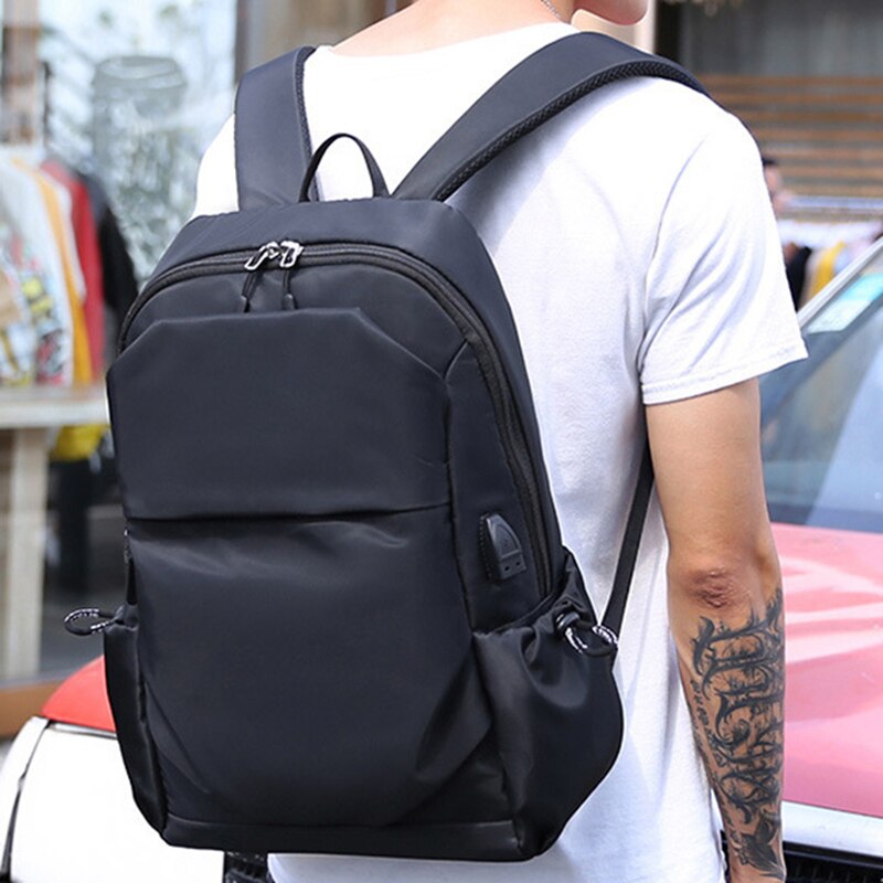 Large Capacity Travel Backpack Youth Student Schoolbag Men Student Waterproof Backpack USB Charging Interface Laptop Backpack