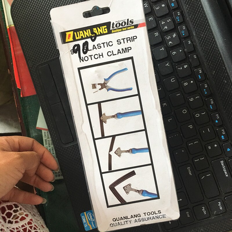 90 Degree V-shaped Rubber Strip Scissors Sealing Strip Plier 7'' Right Angle Rubber Plastic Cutter