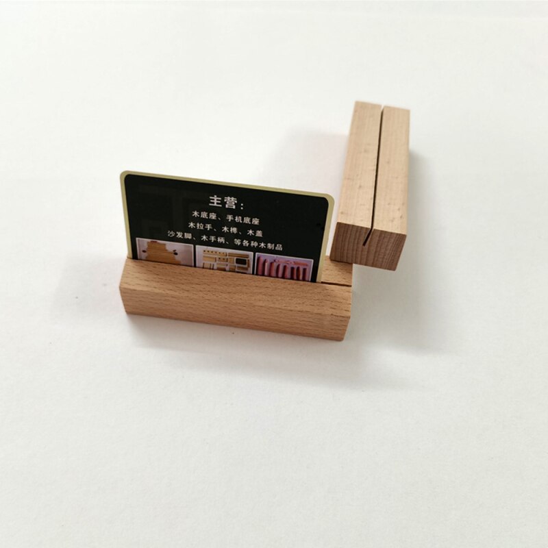 Présentoir de cartes en bois, palette en bois, porte-cartes de siège de bureau, décoration de fête DIY, 5 pièces/lot: 1