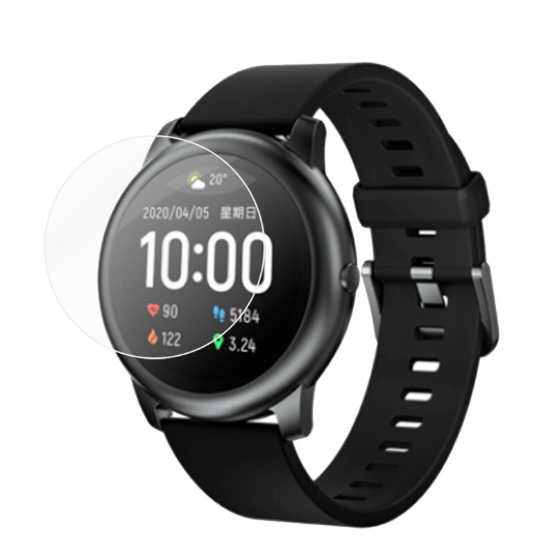 Anti repor hd härdat glas för xiaomi haylou solar  ls05 klocka skyddsfilm smartwatch skärm explosionssäkert skydd