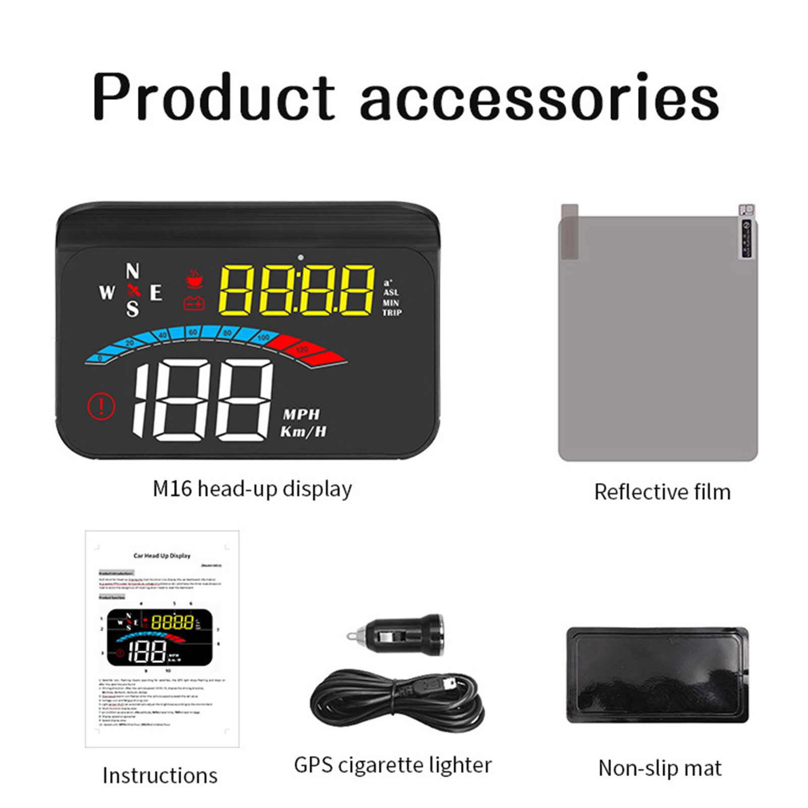 Universal Car Head Up Display GPS Speedometer Car Windscreen Speed Projector KMH/KPM For Bmw E40 X5