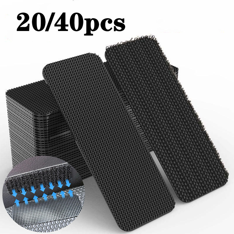 Zelfklevende bevestigingstape Extra sterke tapijtbevestigingssticker Dubbelzijdige klittenband Automatische plakband Troosterbevestiging