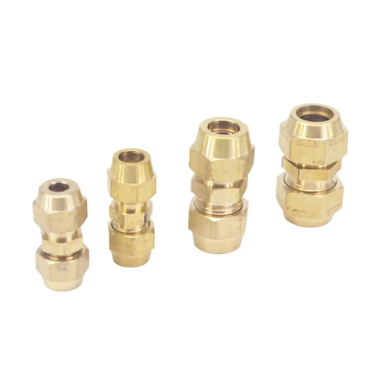 Flare Tube Od 6/8/10/12/14 Mm Messing Connector Fitting Air Tool Fitting Met noten