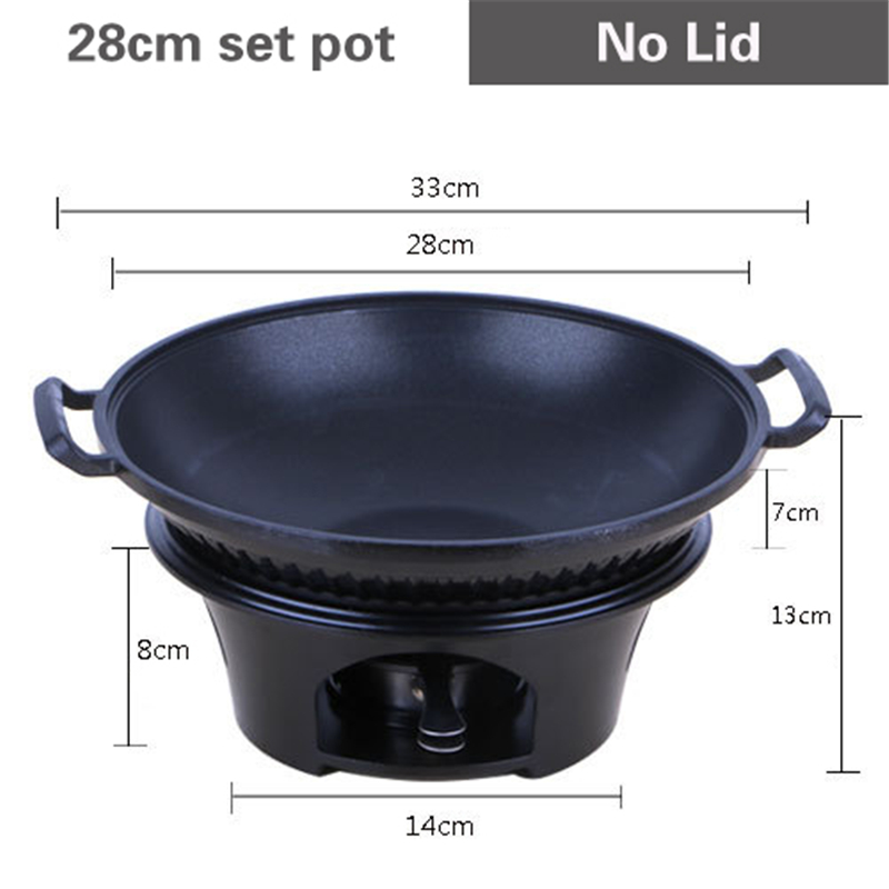 Little pot Japanese dry pot for restaurant Seafood pot pots for cooking Dry pot Restaurant special pot Non stick alcohol pot