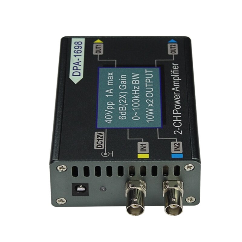 JUNTEK DPA-1698 dual-channels DPA1698 duplex channel Digital Control signal 2-CH power amplifier Higher Power amplifier