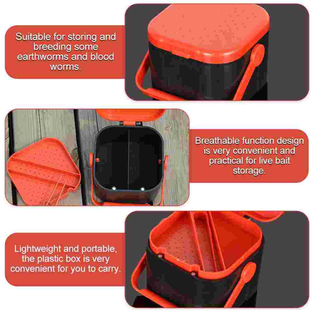 Small Reptiles Breeding Box Blood Worm Breeding Box Earthworm Storage Box