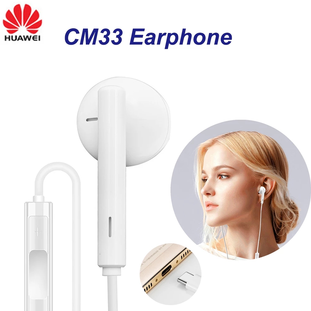Écouteurs intra-auriculaires USB type-c, pour HUAWEI Mate 20 10 Pro 20X RS P10 20 30 Honor 7 8 V8